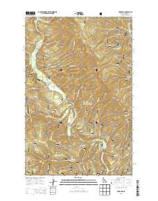 Pond Peak Idaho Current topographic map, 1:24000 scale, 7.5 X 7.5 Minute, Year 2013