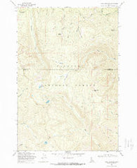 Pony Meadows Idaho Historical topographic map, 1:24000 scale, 7.5 X 7.5 Minute, Year 1969