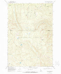 Pony Meadows Idaho Historical topographic map, 1:24000 scale, 7.5 X 7.5 Minute, Year 1969