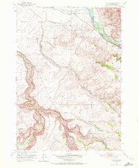Poplar Idaho Historical topographic map, 1:24000 scale, 7.5 X 7.5 Minute, Year 1951