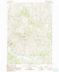 Porphyry Peak Idaho Historical topographic map, 1:24000 scale, 7.5 X 7.5 Minute, Year 1991