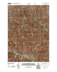 Porphyry Peak Idaho Historical topographic map, 1:24000 scale, 7.5 X 7.5 Minute, Year 2011