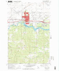 Post Falls Idaho Historical topographic map, 1:24000 scale, 7.5 X 7.5 Minute, Year 1981