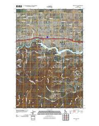 Post Falls Idaho Historical topographic map, 1:24000 scale, 7.5 X 7.5 Minute, Year 2010