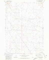 Pot Hole Butte Idaho Historical topographic map, 1:24000 scale, 7.5 X 7.5 Minute, Year 1981