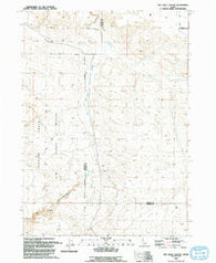 Pot Hole Canyon Idaho Historical topographic map, 1:24000 scale, 7.5 X 7.5 Minute, Year 1992