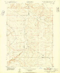 Pot Hole Canyon Idaho Historical topographic map, 1:24000 scale, 7.5 X 7.5 Minute, Year 1949