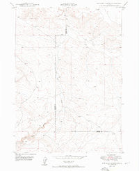 Pot Hole Canyon Idaho Historical topographic map, 1:24000 scale, 7.5 X 7.5 Minute, Year 1949