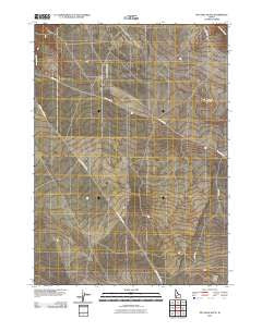 Pot Hole Butte Idaho Historical topographic map, 1:24000 scale, 7.5 X 7.5 Minute, Year 2011