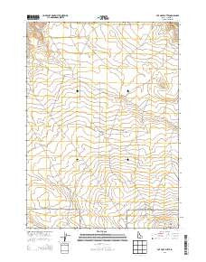 Pot Hole Butte Idaho Current topographic map, 1:24000 scale, 7.5 X 7.5 Minute, Year 2013