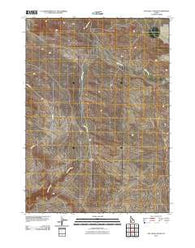 Pot Hole Canyon Idaho Historical topographic map, 1:24000 scale, 7.5 X 7.5 Minute, Year 2010