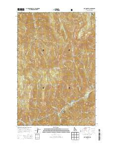 Pot Mountain Idaho Current topographic map, 1:24000 scale, 7.5 X 7.5 Minute, Year 2013