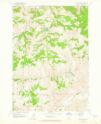 Potaman Peak Idaho Historical topographic map, 1:24000 scale, 7.5 X 7.5 Minute, Year 1963