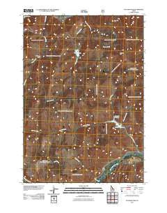 Potaman Peak Idaho Historical topographic map, 1:24000 scale, 7.5 X 7.5 Minute, Year 2011