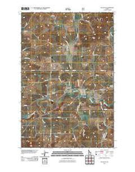 Potlatch Idaho Historical topographic map, 1:24000 scale, 7.5 X 7.5 Minute, Year 2011