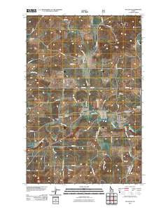 Potlatch Idaho Historical topographic map, 1:24000 scale, 7.5 X 7.5 Minute, Year 2011