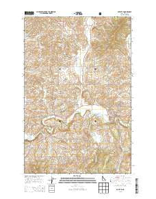 Potlatch Idaho Current topographic map, 1:24000 scale, 7.5 X 7.5 Minute, Year 2013