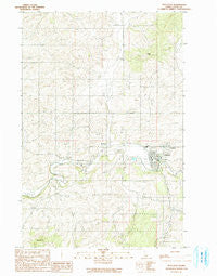 Potlatch Idaho Historical topographic map, 1:24000 scale, 7.5 X 7.5 Minute, Year 1990