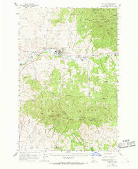 Potlatch Idaho Historical topographic map, 1:62500 scale, 15 X 15 Minute, Year 1960