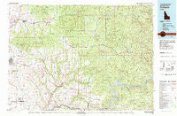 Potlatch Idaho Historical topographic map, 1:100000 scale, 30 X 60 Minute, Year 1981