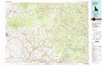 Potlatch Idaho Historical topographic map, 1:100000 scale, 30 X 60 Minute, Year 1981