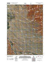 Powderhorn Gulch Idaho Historical topographic map, 1:24000 scale, 7.5 X 7.5 Minute, Year 2011