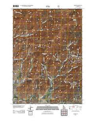 Prairie Idaho Historical topographic map, 1:24000 scale, 7.5 X 7.5 Minute, Year 2011