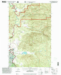 Prater Mountain Idaho Historical topographic map, 1:24000 scale, 7.5 X 7.5 Minute, Year 1996