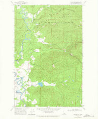 Prater Mtn Idaho Historical topographic map, 1:24000 scale, 7.5 X 7.5 Minute, Year 1967