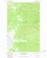 Prater Mtn Idaho Historical topographic map, 1:24000 scale, 7.5 X 7.5 Minute, Year 1967