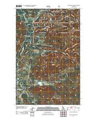 Prater Mountain Idaho Historical topographic map, 1:24000 scale, 7.5 X 7.5 Minute, Year 2011