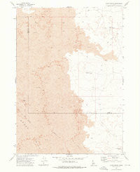 Pratt Butte Idaho Historical topographic map, 1:24000 scale, 7.5 X 7.5 Minute, Year 1972