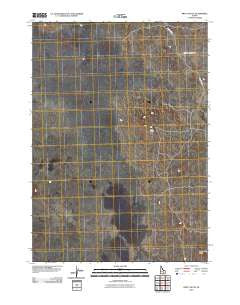 Pratt Butte Idaho Historical topographic map, 1:24000 scale, 7.5 X 7.5 Minute, Year 2010