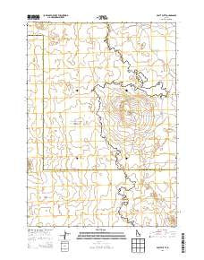 Pratt Butte Idaho Current topographic map, 1:24000 scale, 7.5 X 7.5 Minute, Year 2013