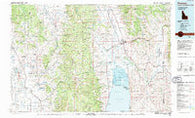 Preston Idaho Historical topographic map, 1:100000 scale, 30 X 60 Minute, Year 1983