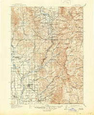 Preston Idaho Historical topographic map, 1:125000 scale, 30 X 30 Minute, Year 1918