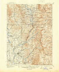 Preston Idaho Historical topographic map, 1:125000 scale, 30 X 30 Minute, Year 1918