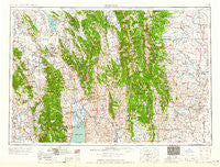 Preston Idaho Historical topographic map, 1:250000 scale, 1 X 2 Degree, Year 1958