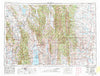 Preston Idaho Historical topographic map, 1:250000 scale, 1 X 2 Degree, Year 1955