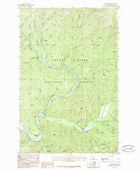 Prichard Idaho Historical topographic map, 1:24000 scale, 7.5 X 7.5 Minute, Year 1985