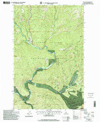 Prichard Idaho Historical topographic map, 1:24000 scale, 7.5 X 7.5 Minute, Year 1996