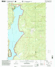 Priest Lake NE Idaho Historical topographic map, 1:24000 scale, 7.5 X 7.5 Minute, Year 1996