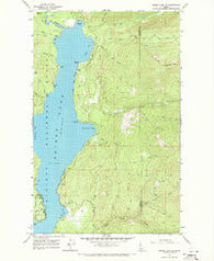 Priest Lake NE Idaho Historical topographic map, 1:24000 scale, 7.5 X 7.5 Minute, Year 1967