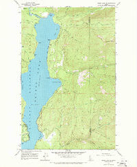 Priest Lake NE Idaho Historical topographic map, 1:24000 scale, 7.5 X 7.5 Minute, Year 1967