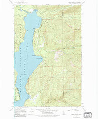 Priest Lake NE Idaho Historical topographic map, 1:24000 scale, 7.5 X 7.5 Minute, Year 1967