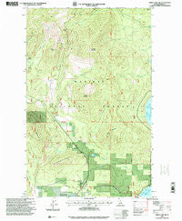 Priest Lake NW Idaho Historical topographic map, 1:24000 scale, 7.5 X 7.5 Minute, Year 1996