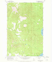 Priest Lake NW Idaho Historical topographic map, 1:24000 scale, 7.5 X 7.5 Minute, Year 1967