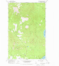 Priest Lake NW Idaho Historical topographic map, 1:24000 scale, 7.5 X 7.5 Minute, Year 1967