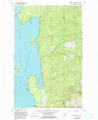 Priest Lake SE Idaho Historical topographic map, 1:24000 scale, 7.5 X 7.5 Minute, Year 1967