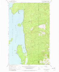 Priest Lake SE Idaho Historical topographic map, 1:24000 scale, 7.5 X 7.5 Minute, Year 1967